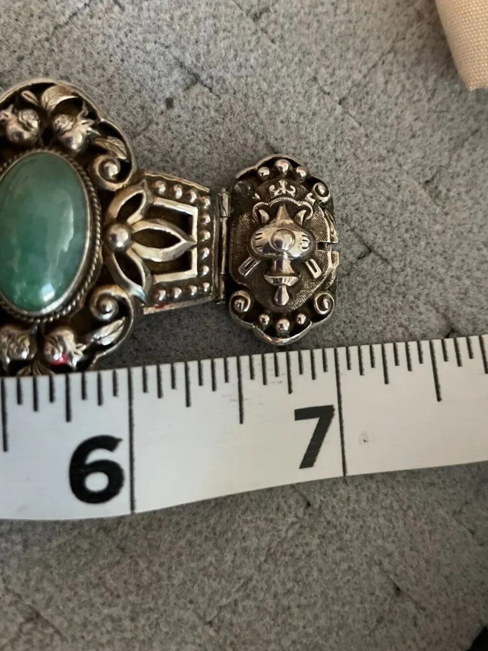 Vintage Sterling Silver Edwardian Bracelet 7